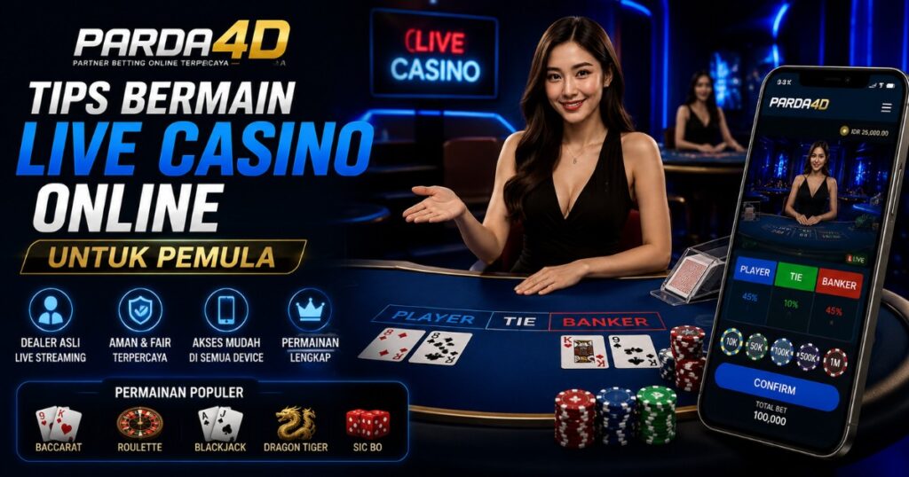 Live casino online modern untuk pemula di PARDA4D