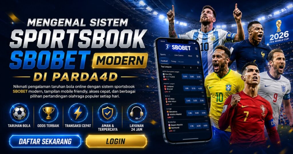 Mengenal sistem sportsbook Sbobet modern di PARDA4D